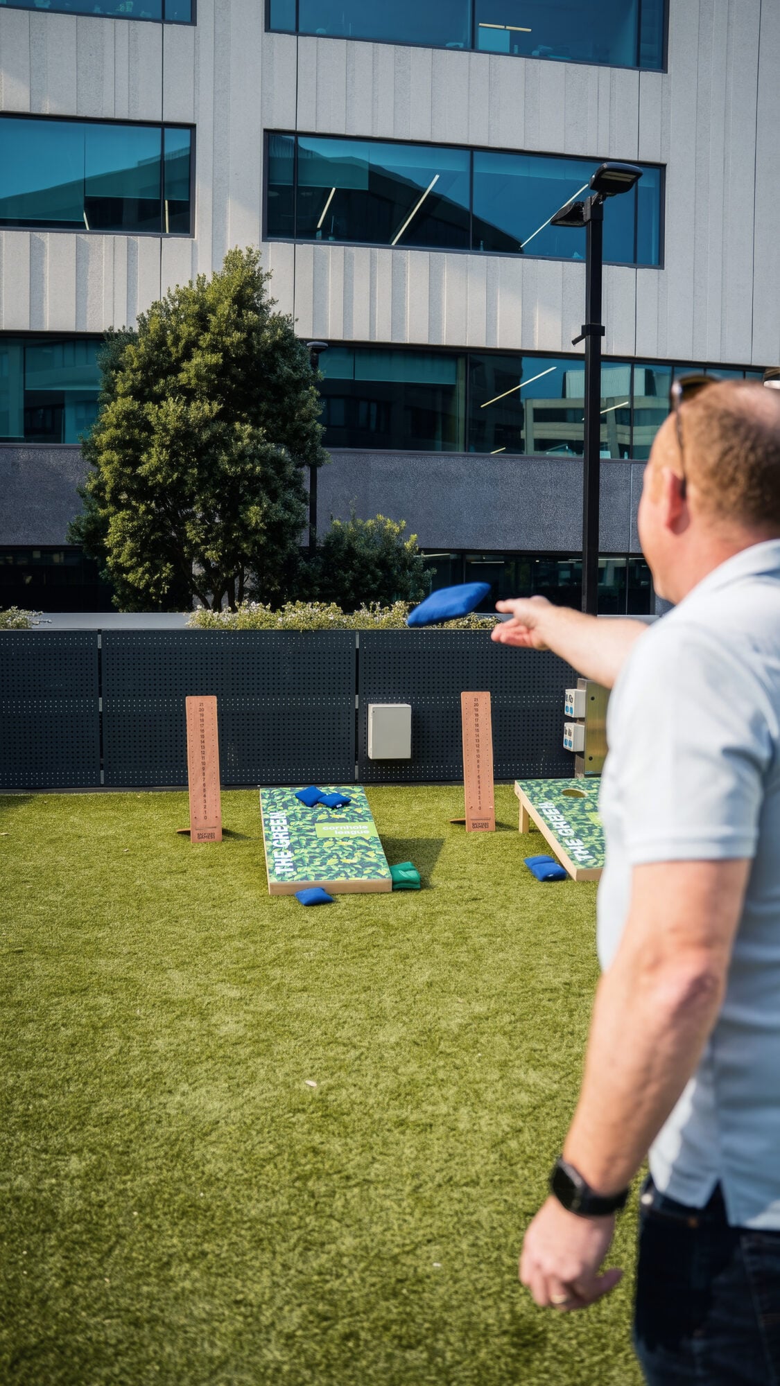 The Green Cornhole Competition Event