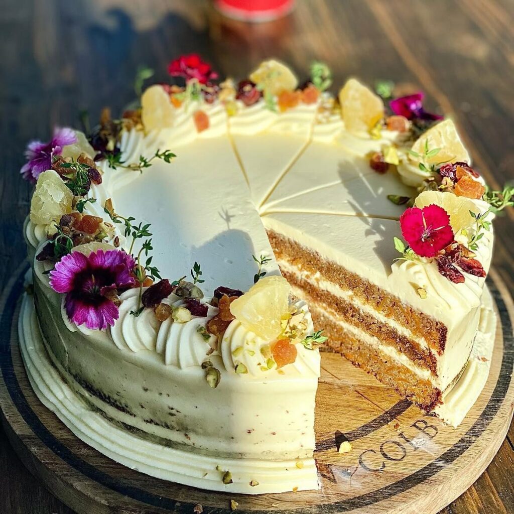 The Green Central Kitchen Birthday Cake