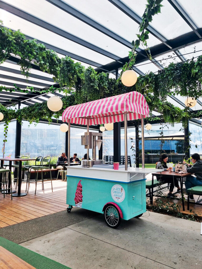 The Green Ice Cream Social Cart