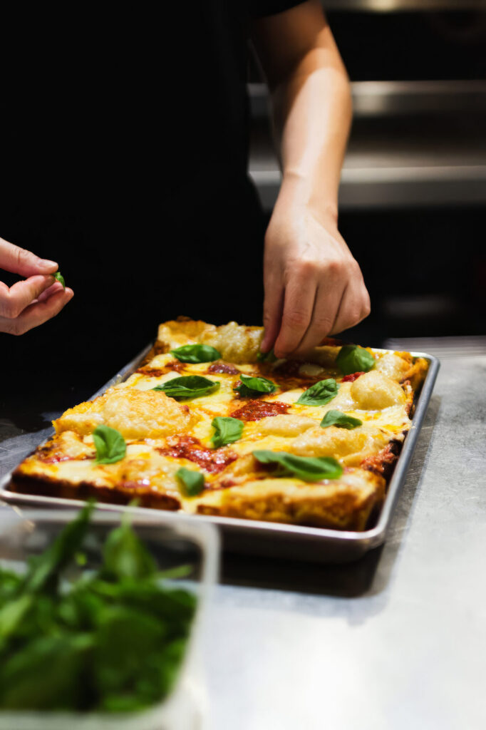 The Green Turtle Pizza Making